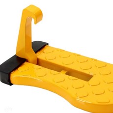 차량 도어 발판 차량발판 자동차발판 접이식발판 차량용발판, 옐로우