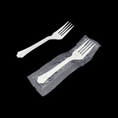 개별포장 일회용포크 (백색) 1묶음/100개, 1개, 100개입