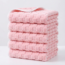 [재고 정리 세일] 융풍 수건 호텔수건 고급 수건 샤워타올 디자인예쁜수건 되게 부드럽다, 5개, 분홍색