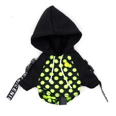 지퍼 후드티 의류 할로윈 하이 칼라 스웨터 재킷 바디 신발 인형