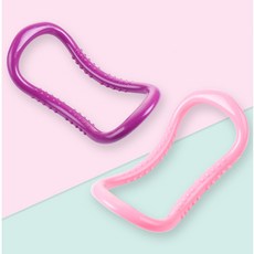 포커스 돌기형 요가링 필라테스링 스트레칭 종아리 마사지링 젠링, 돌기형요가링-칼라랜덤, 1개