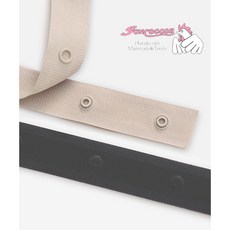 퀼트스타 [선코코] 소프트 줄스냅단추, 1세트, 1 블랙(S12-02)