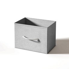 소웰홈 패브릭 다용도 수납함, 1개, 라이트 그레이