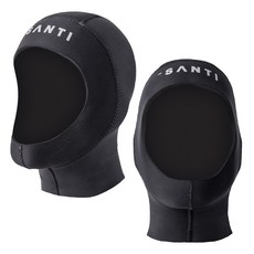 SANTI 保暖頭套 潛水配件 3MM/6MM/8MM, 1個, 3MM,XL