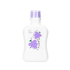 oh care 歐克威爾 兒童漱口水 350ml 0歲 無氟 無酒精 嬰幼兒口腔清潔, 1個, 兒童漱口水350ml(無氟)｜葡萄