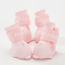 Hippie Dog 肉肉造型狗狗防水鞋, 粉紅色, 1個