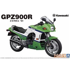 AOSHIMA 1/12 川崎 ZX900 GPZ900R 忍者 模型機車, 1個