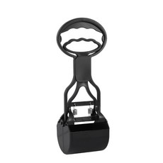 狗狗拾便器 28cm 寵物便便清理工具, 小號黑色, 1個