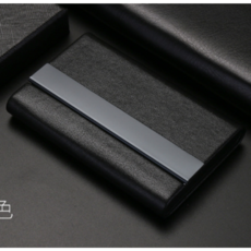 아이셀로 명함 지갑 케이스, 1개, 블랙