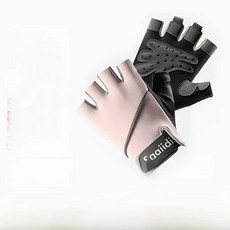피트니스 장갑 미끄럼 방지 덤벨 케틀벨 트레이닝 웨이트 리프팅 싱글 풀업 체조 사이클링, 1개, 6. 전문 피트니스 벚꽃 핑크 [두툼한 입체 팜 패드]