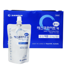 고려제약 레스큐라이트 플러스액 레스큐라이트액마시는 수분 아연 ORS, 1.2L