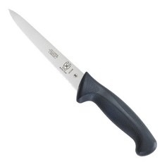 Mercer Culinary M22003 밀레니아 블랙 핸들 3.5인치 페어링 나이프 256955, Wavy Edge Utility Knife