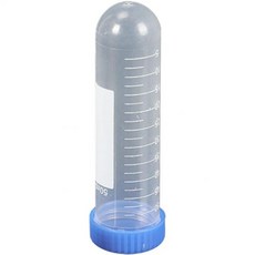 생물학적 샘플을 위한 규모 50ml 병이 있는 실험실 원심분리기 튜브 원형 바닥 50배