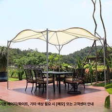 더월드컴퍼니 카바나 야외용 펜션 텐트 해변 커튼, 2.5M 버터플라이 텐트