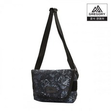 그레고리 티니 메신저 - 블랙 TAPESTRY 가방 여행 데일리백, FREE
