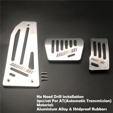 자동차미끄럼방지페달미쓰비시 아웃 랜더 EX ASX PAJERO LANCER Evolution Grandis Mirage L200 ECLIPSE xp, Style4 AT 3pcs, 11)Style4 AT 3pcs