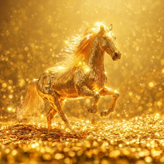 [스며듬] 2026 돈들어오는 병오년 말 그림 금마래복 새해 신년 그림 풍수 인테리어 캔버스 액자 합격 승진 출 선물, 20cm x 20cm 캔버스액자+미니이젤