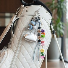 골프 열쇠고리 키링 가방고리 네임텍, 1개, 나이스 파