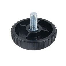 9mm 가구발 높이조절 원형 흑색 20개 식탁다리 다리발