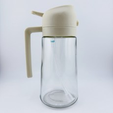 噴倒兩用玻璃噴油瓶 油壺 油罐 噴霧油瓶 調味瓶 醬油瓶, 1個, 480ml