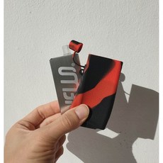 허니비 실리콘 케이스 젤로맥스 호환, 1개, 블랙앤레드 [JELLO MAX 호환]