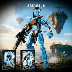 아바타 테마 캐릭터 조립 블록 이크란 토루크 키덜트 디테일표현 호환 완구 모델, 1개, 76117jack