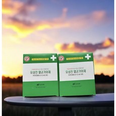 성진양행 멸균거즈 10x10 8겹 5매입 x 20장 = 1통 100장 개별 낱개 포장 위생용품, 40개, 5개입