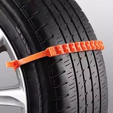 자동차 스노우체인 케이블타이형 눈길 타이어체인 일회용 1개