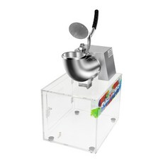 全自動刨冰機 電動碎冰機 不鏽鋼刀頭, 亞克力箱刨冰機