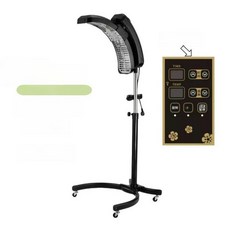 (M1H1) 미용실 열처리기 헤어 기구 열기계 다운펌 열펌기계 에어롤 염색 버티컬 디럭스 실버, 표준 나타 히터 스탠딩 블랙, 기본 색상