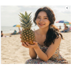 Dole 스위티오 파인애플 3개/5개, 750g(1%<갓수입> 세이프추천3과 파인애플BEST), 1개