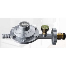 업소용 고속 상업용 액화 LPG 가스압력조정기 탱크 밸브 실린더, 가정용 방폭형 감압밸브-표준구성 클램프 2개 와셔 2개, 1개