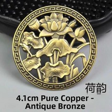 청동 배수판 구리 파이프 스파우트 물 배출구 필터 티 테이블 중국 스타일 차 구성 요소, 1개