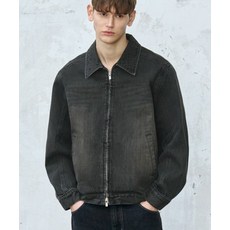 DRAW FIT 콘트라스트 워시드 데님 자켓 [BLACK] DFJK4104BK 449940