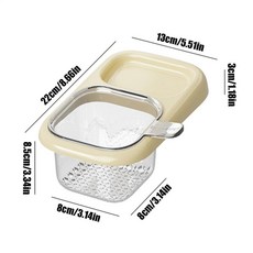 주방 남은 음식물 필터 바구니 방지 쓰레기 막힘 배수구 스트레이너 싱크 흡착식, Beige