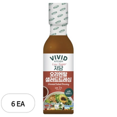 비비드키친 저당 오리엔탈 샐러드 드레싱, 230g, 6개