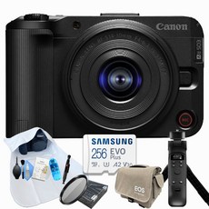 [포토리뷰이벤트] 캐논 EOS R50 V 블랙+14-30 KIT + 크리에이터 9종 패키지(아이리버 OLED 무선 슈팅그립 / 256GB), 256GB, 슈팅 그립 블랙