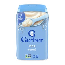 거버 이유식 쌀 Rice 시리얼 227g, 1개