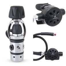 breathe 潛水調節器，舒適耐用輕巧易攜帶，水下探險首選, black, 36-RG-01A