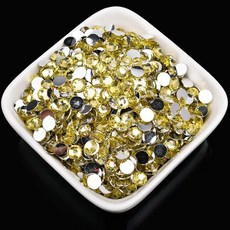 플랫백 레진 크리스탈 라인 반짝이 네일 아트 컬러 신발 가방 캡 의류 장식, 28. Jonquil