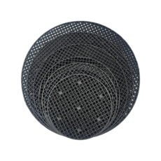 청연 원형깔망 9.5cm 10cm 11cm 12cm 14cm 16cm 18cm, 1개, 블랙