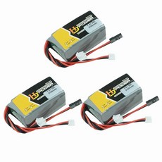 LRP VTEC 오일 트럭 RC 수신기용 2S Lipo 배터리 예비 부품 MP93 MP10 수신기 배터리 후타바 JR 플러그 포함 7.4V 2700mah 20C, [03] 3PCS