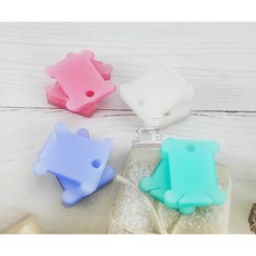 20片一組繡線整理片 繡線板 繞線板 刺繡工具 俄羅斯刺繡 塑膠片, 乳白, 1個