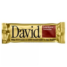 David Protein Fudge布朗尼風味蛋白棒, 12個, 62g