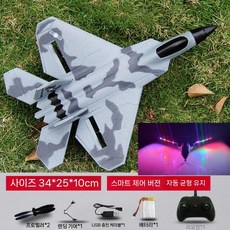 F22 Raptor rc 비행기 풍선 a380 무선 조종, 배터리 1개(비행 15~20분), 1개, 소형 F22 랩터 622  컬렉션 및 무료 액세서리