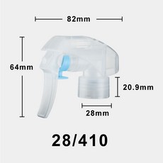 霧狀噴槍頭 手壓式噴頭 酒精罐噴頭 清潔劑噴頭 汽車美容噴霧器, 0.26-0.3透明噴頭 28/410