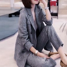 LADY MAGIC OL風 春秋毛呢西裝套裝 羊毛西裝 上下身套裝
