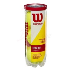 윌슨 Tennis 공 하드코어 챔피언쉽 WRT100101 1캔 3구입 2Set 총 6구, 노란색(3구입), 1개