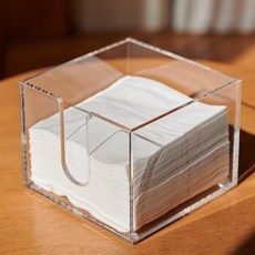 [깔끔정리] 스튜디오투명 냅킨 케이스, 투명, 1개, 1개입