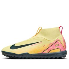 나이키 주니어 끈없는 발목 풋살화 줌 머큐리얼 아카데미 TF 오렌지